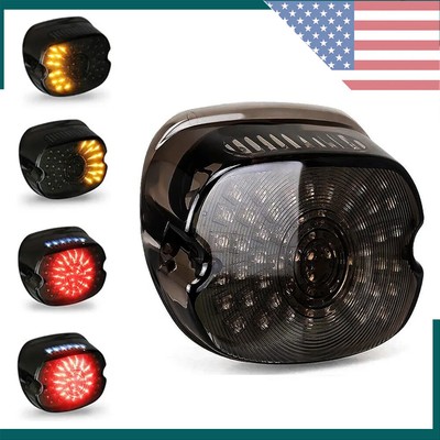 30W LED Tail Lights Brake Turn Signal For Harley Touring Dyna Softail Sportster