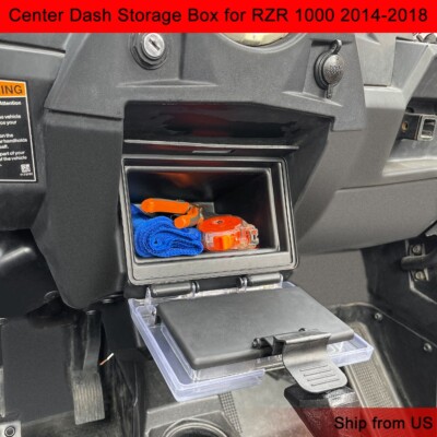 1pc Center Dash Storage Box Compatible with Polaris RZR XP 1000 S 900 2014-2021