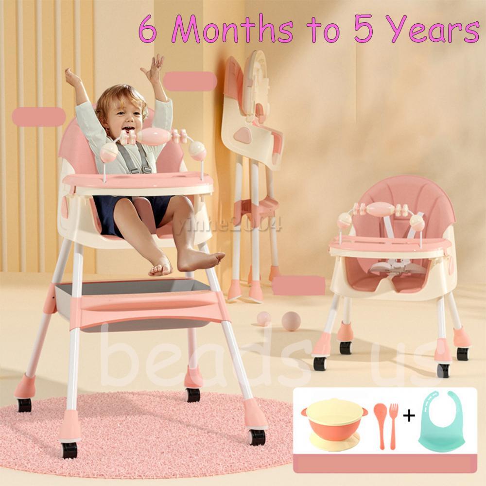4 In 1 Baby High Chair Table Dining Play Seat Booster Toddler with