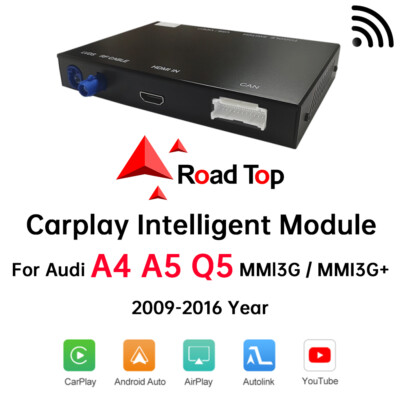 For AUDI A4 A5 Q5 MMI3G Wireless Carplay AndroidAuto Retrofit Kit Mirror Airplay