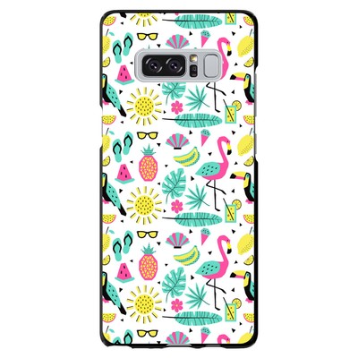 Hard Case Cover for Samsung Galaxy Note  - Flamingo Pineapple Sun Glasses
