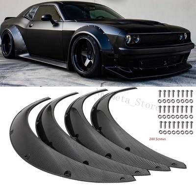 For Dodge Challenger SRT Hellcat 4.5'' Fender Flares Wheel Arches Extra Body Kit