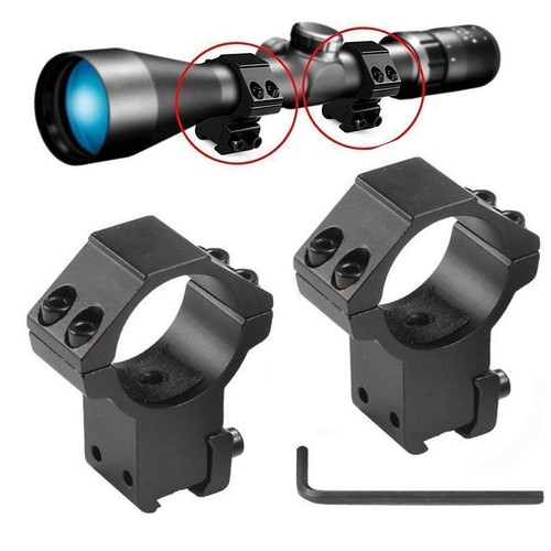Rifle Scope Rings 3/8" Dovetail Mount .22 Rimfire Medium Profile 1" DIA