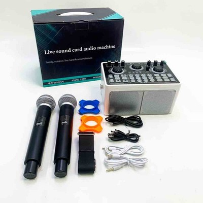 ALLWIN 3in1 Tragbares Lautsprecher Karaoke System, Bluetooth Karaoke Maschine, 