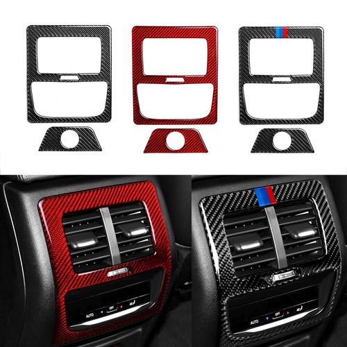 2x Carbon Fiber Rearview Mirror Trim Cover For BMW X3 X4 G01 G02 2018-2019 Pack