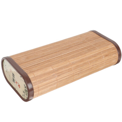  Bamboo Mat Pillow Sauna Head Support Neck Rest Steam Room Assured Brown Elder