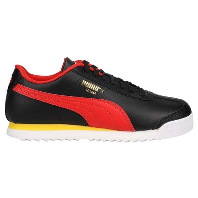 

Черные кроссовки Puma Roma Country Pack на шнуровке для мальчиков в стиле кэжуал 39155005, Черный, Puma Roma Country Pack Lace Up Youth