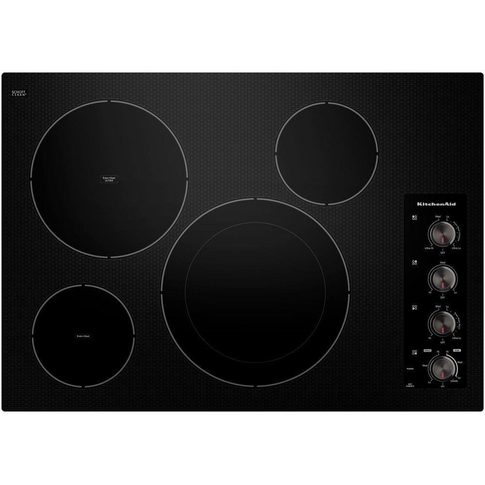 KitchenAid KECC604BBL 30.81 in. Electric Electric Cooktop