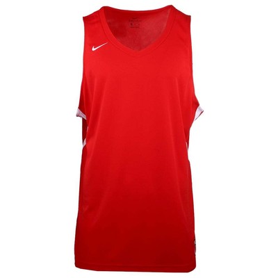 

Nike Team National Scoop Neck Jersey Mens Size  Casual Athletic 932177-658, Красный, Nike Team National Scoop Neck Jersey