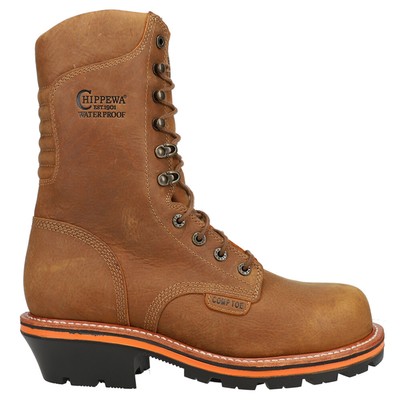 Chippewa Thunderstruck Logger Nano 10 Inch Waterproof Composite Toe Work  Mens S
