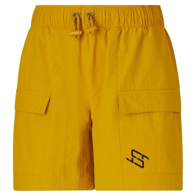 

Puma Stewie X Reintroduce Basketball Shorts Womens Yellow Casual Athletic Bottom, Желтый, Puma Stewie X Reintroduce Basketball Shorts