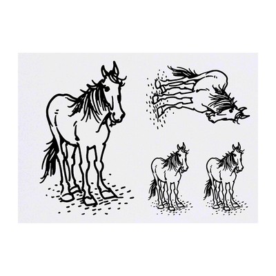 'Staand Paard' Tijdelijke Tatoeages (TO029628)