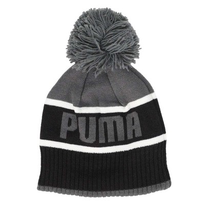 

Puma Pom Beanie Mens Size  Athletic Casual 02403901, Черный, Puma Pom Beanie