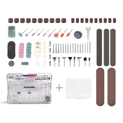 WORKPRO 12V Cordless Rotary Tool Kit 7500-32000 RPM 276PC/295PC/208PC Accessory