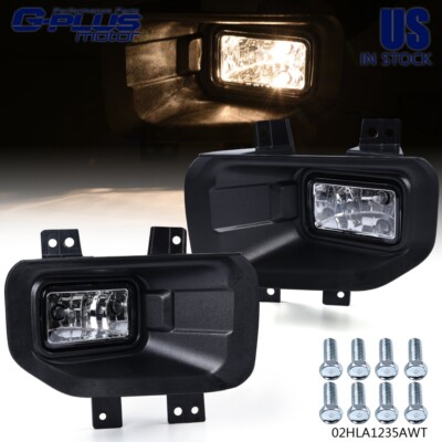 Clear Driving Bumper Fog Lights Replacement Fit For 2015-2017 Ford F150 Pickup
