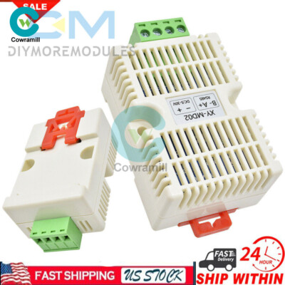 Temperature Humidity Transmitter Modbus SHT20 Sensor DC 5-30V RS485 Interface US