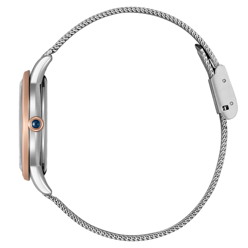 Pre-owned Citizen Silver Womens Analogue Watch L Series Em1156-80x