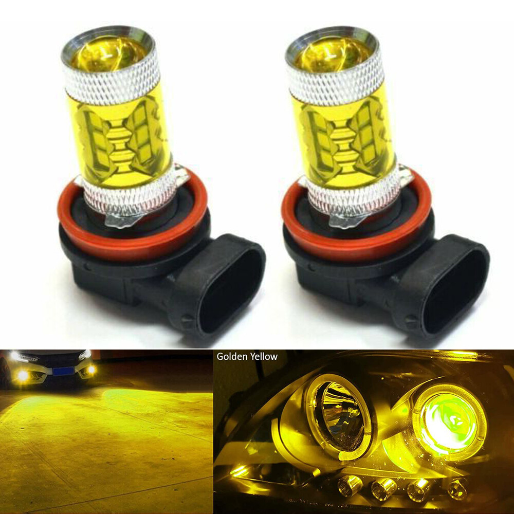 1500lm Golden Yellow Fog Light Drl Light High Power 200w Lamp