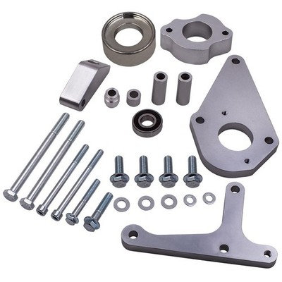 Low Mount Alternator Power Steering Pump Brackets For GMC Fit LS LSX LS1 Engines