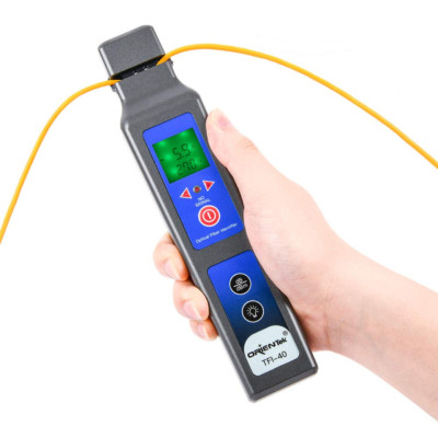 ORIENTEK TFI-40 Optical Fiber Identifier All-In-One Chuck Live with 10Mw VFL 800