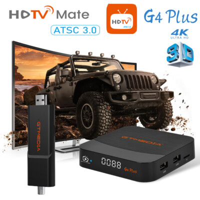 4K UHD ATSC 3.0 Digital TV Tuner Android Smart TV Box Voice Control Media Player