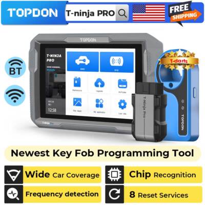 2024 Newest TOPDON T-Ninja Pro K!ey F0B PR0GRAMMING Tool PR0GRAMMER IMMO