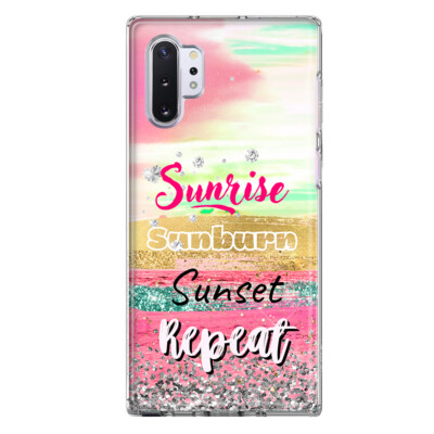 For Samsung Galaxy Note 10 Shockproof Case Sunrise Sunburn Sunset Pink