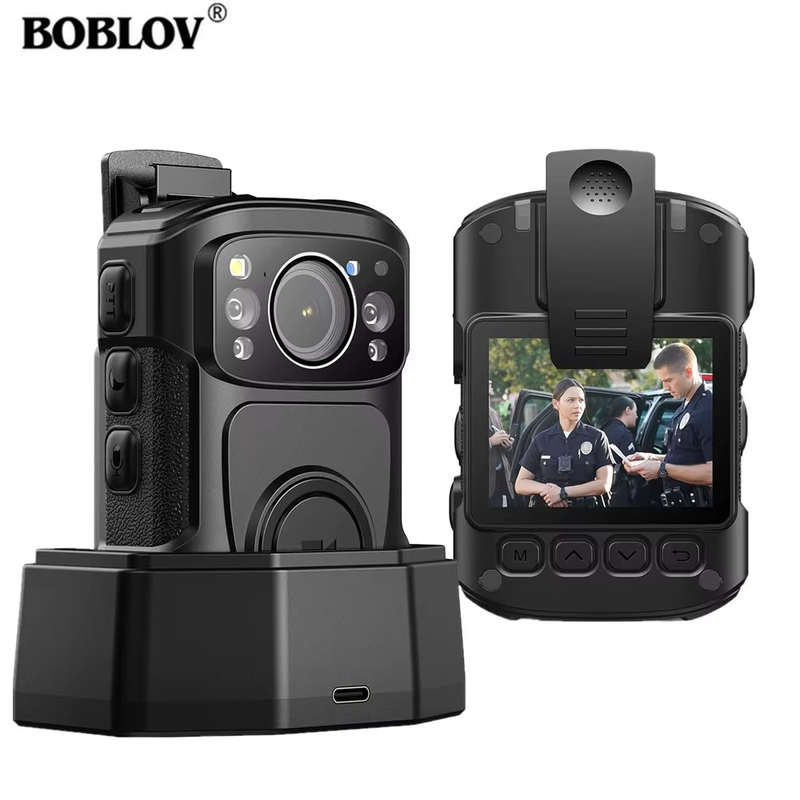 B4K5 4K Body Cam IP68 GPS Body Worn Camera 128GB Police Camera 2160P Video Recor