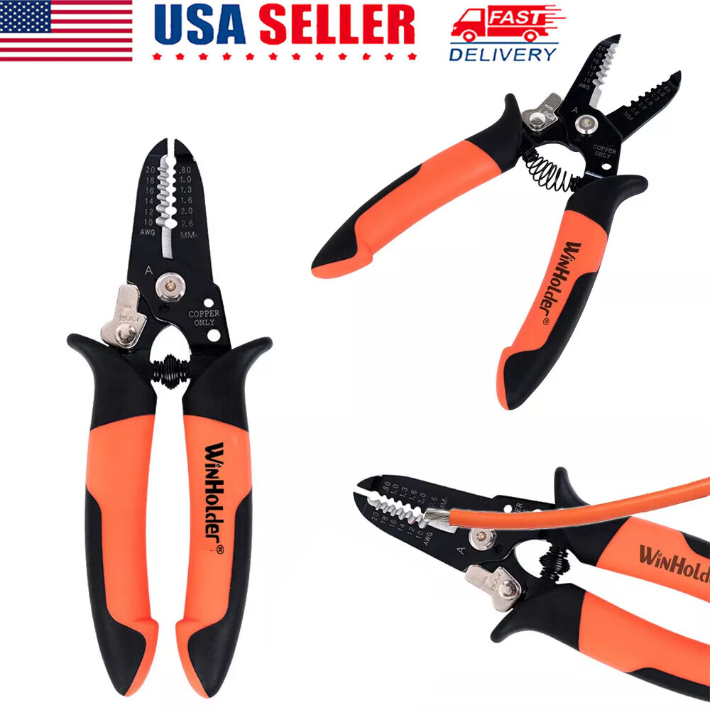 Professional Wire Crimping Tool Multi-Tool Cable Stripper-Cutter ...
