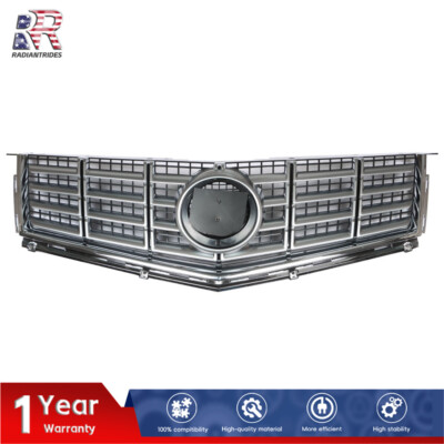 Front Bumper Grill Upper Grille For Cadillac SRX 2013 - 2016 ABS Plastic Chrome