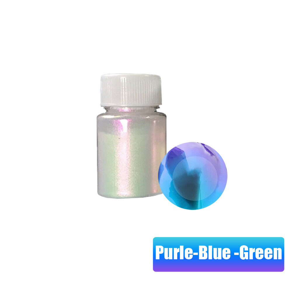 Pearl Mica Powder DIY Chameleon Pearl Pigment Powder - 10g Sparkle Shimmer For Custom Car Paint & Crafts Chameleon Pearl Powder - Foto 5