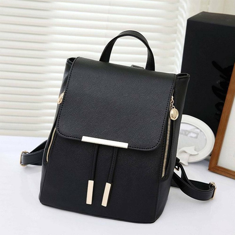  Damen Rucksack Damentasche Leder Rucksack Lederrucksack Schüler Rucksack