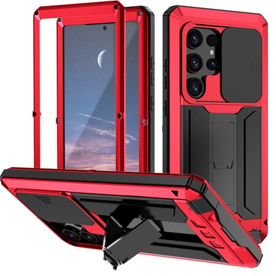 Metal+Full hard bak hard Silicon case Samsung Galaxy S24 24Plus 24Ultra