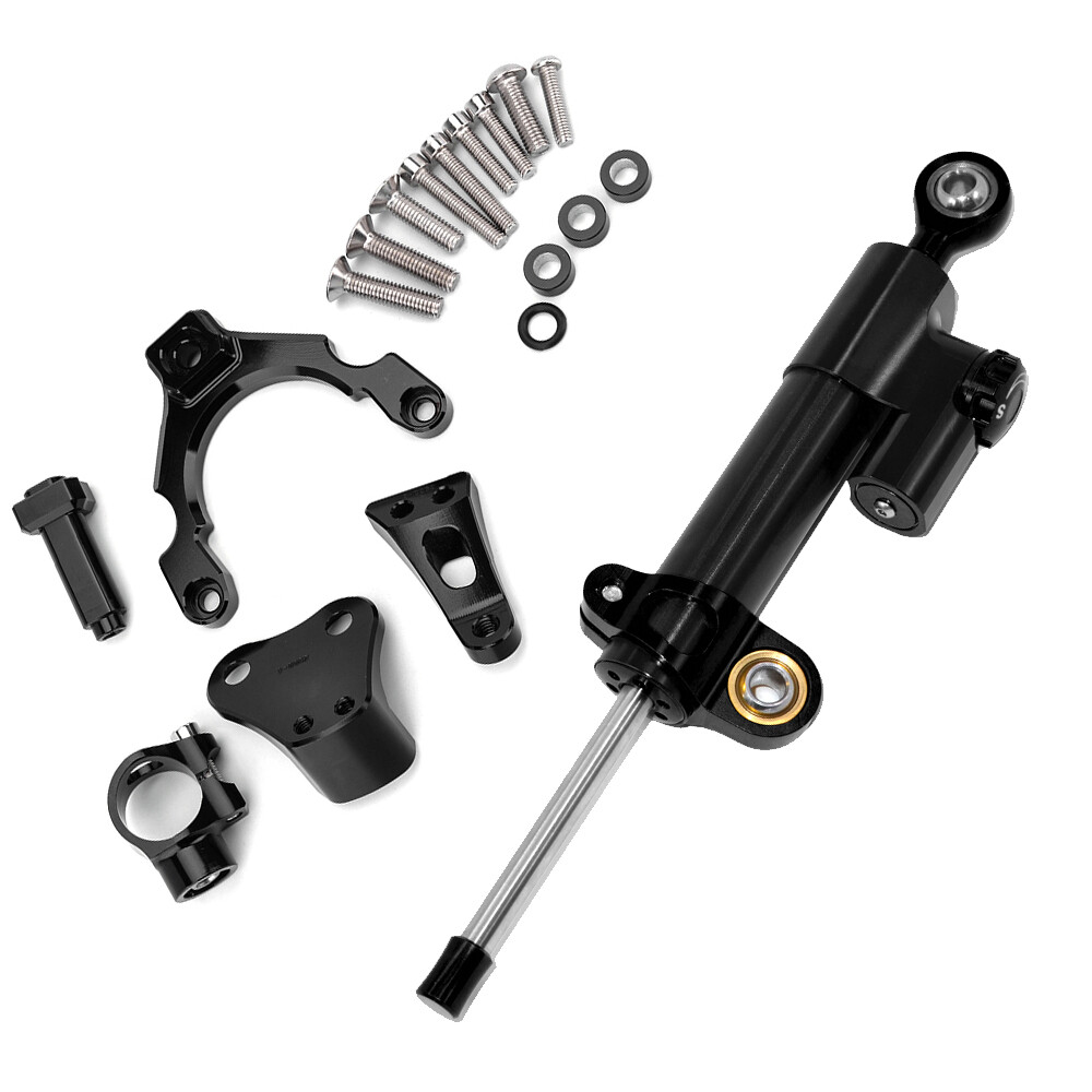 1 Set Steering Damper Stabilizer + Mount Bracket Kit For KAWASAKI Z900