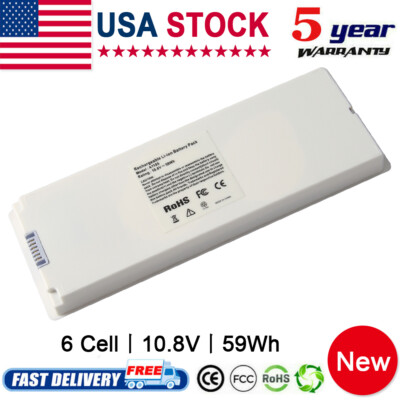 Battery for Apple 13'' MacBook A1185 Li-ion 10.8V - 59 Wh Rechargeable Battery CC