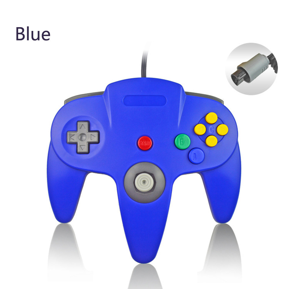 連射機能付き　Nintendo64 コントローラー　青色　アスキーパッド64 連射機能付き Nintendo64 コントローラー 青色 アスキーパッド64