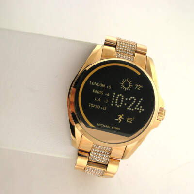 michael kors mkt5001 access touch screen gold bradshaw smartwatch