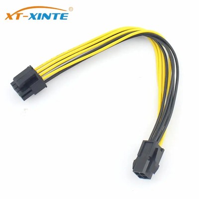 4P Wire (4+4 Cable Power CPU XT-XINTE to 8Pin Cord PC Mining Extension Convertor