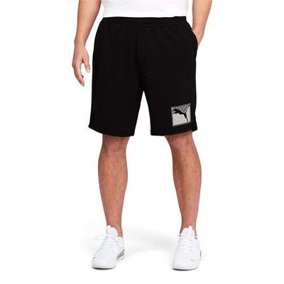

Мужские черные повседневные спортивные штаны Puma Crosswise Shorts And Tall 671973-01, Черный, Puma Crosswise Shorts And Tall