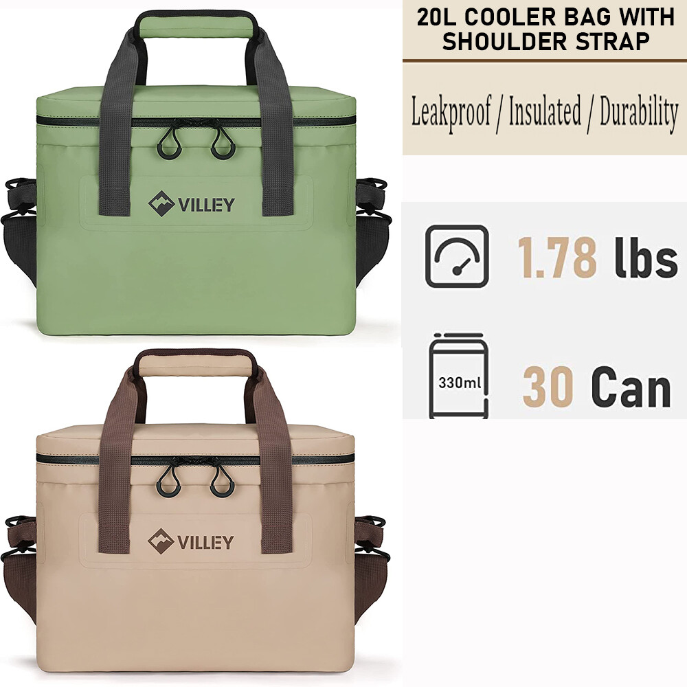 Bag Insulated 30-can Portable Soft Cooler Bag Leakproof New