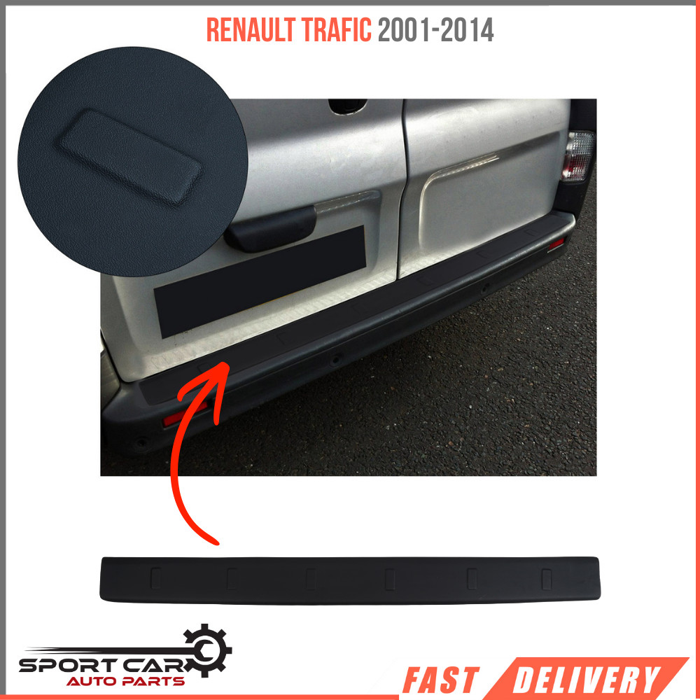Pour Renault Trafic 2001-2014 Protection pare-chocs arrière ABS