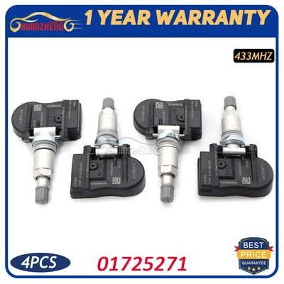 01725271 4x TPMS Tire Pressure Sensor For Geely-atlas Emgrand X7 Sport 433Mhz