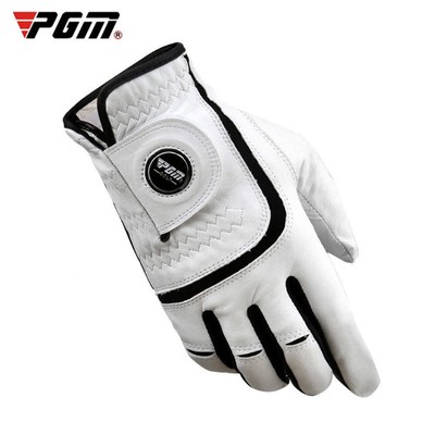 PGM Golf Sheepskin Breathable Non-slip Single Gloves for Men (Color:Right Hand S