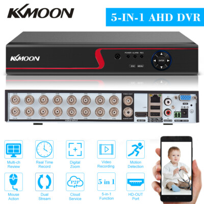 KKmoon 16CH 1080P HD Digital Video Recorder CCTV DVR Recorder US Plug (NO HDD)