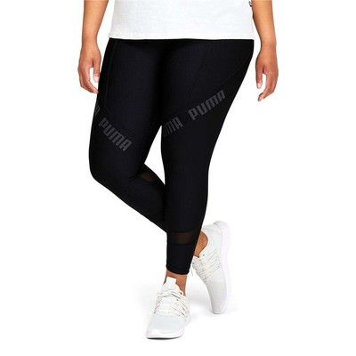 

Леггинсы для тренинга с высокой талией Puma Logo Eversculpt 78 Plus Womens Black Athleti, Черный, Puma Logo Eversculpt 78 High Waisted Training Leggings Plus