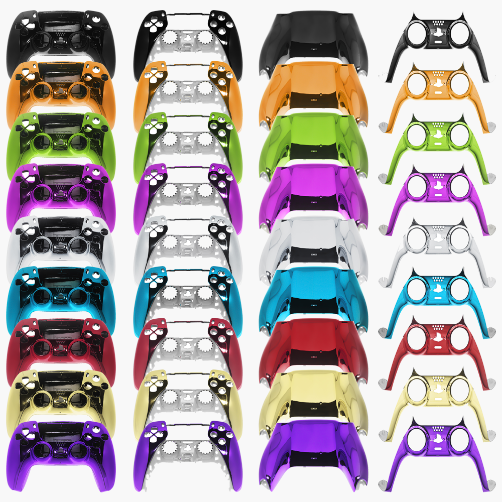 PS5 Controller Chrome Gehäuse Cover Case Hülle Front Schale Playstation 5 Shell