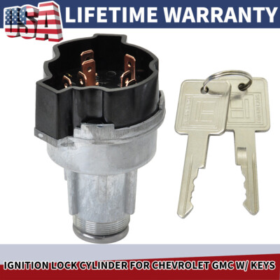 For Chevrolet GMC 1967-1979 Ignition Lock Cylinder Starter Switch In Dash w/Keys