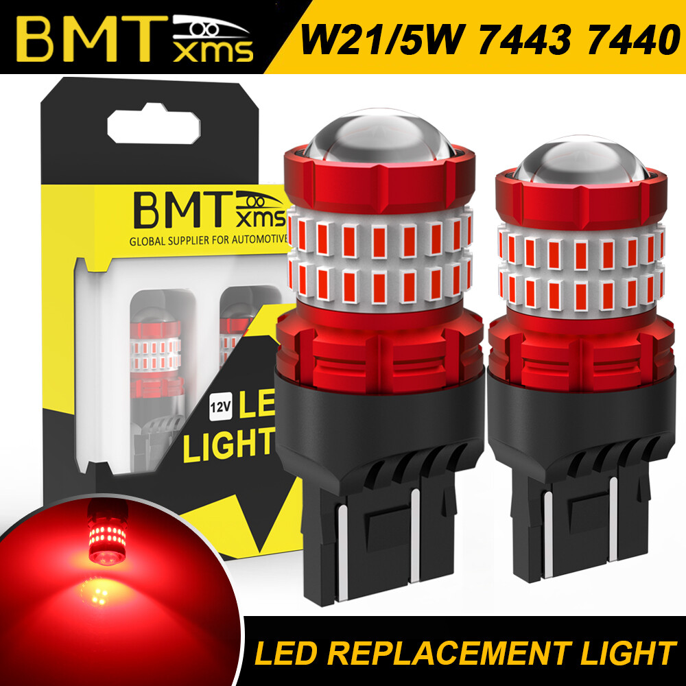 7440 7441 7443 7444 LED Brake Stop Light Bulb Pure Red For Toyota Tacoma RAV4 2x