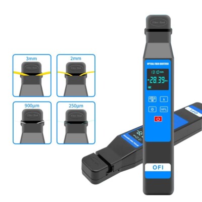 800-1700nm Live Optical Fiber Identifier with 10mw VFL and Optial Power Meter