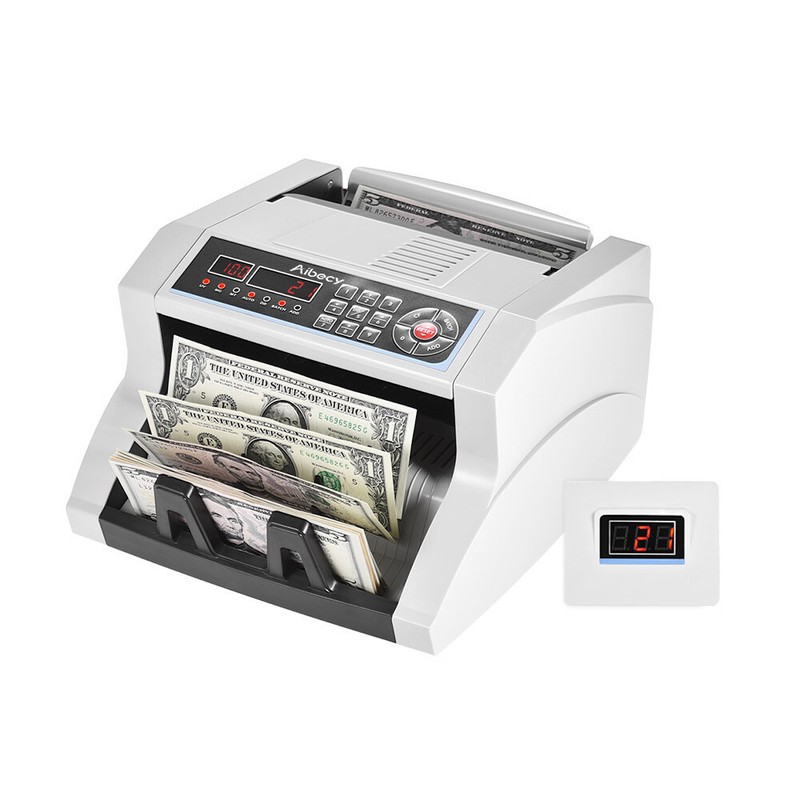 Details About Aibecy Multi Currency Banknote Counter With Uvmgmtirdd Counterfeit Bill W5l5